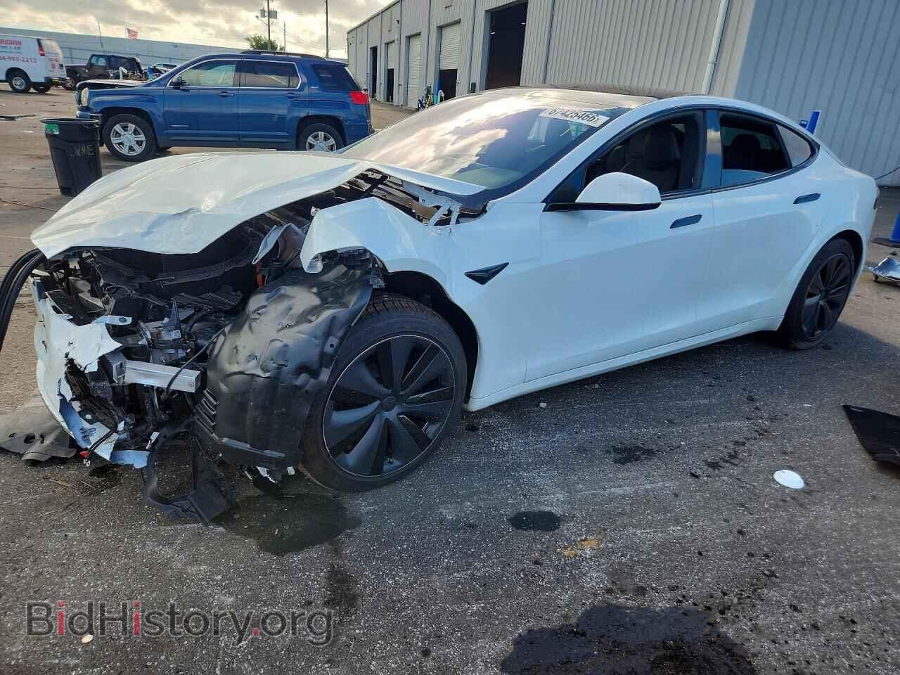Photo 5YJSA1E59MF441973 - TESLA MODEL S 2021