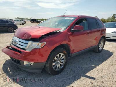 2009 Ford EDGE Edge SEL, красный — VIN 2FMDK38C19BA75003, Copart