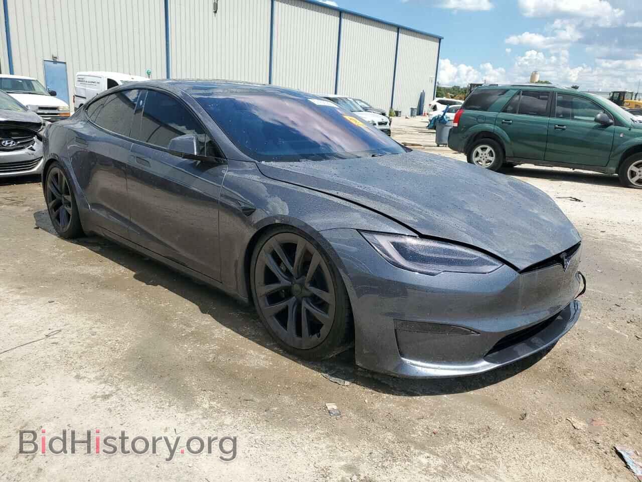 2021 TESLA MODEL S - VIN: 5YJSA1E67MF438207 - Фото 4