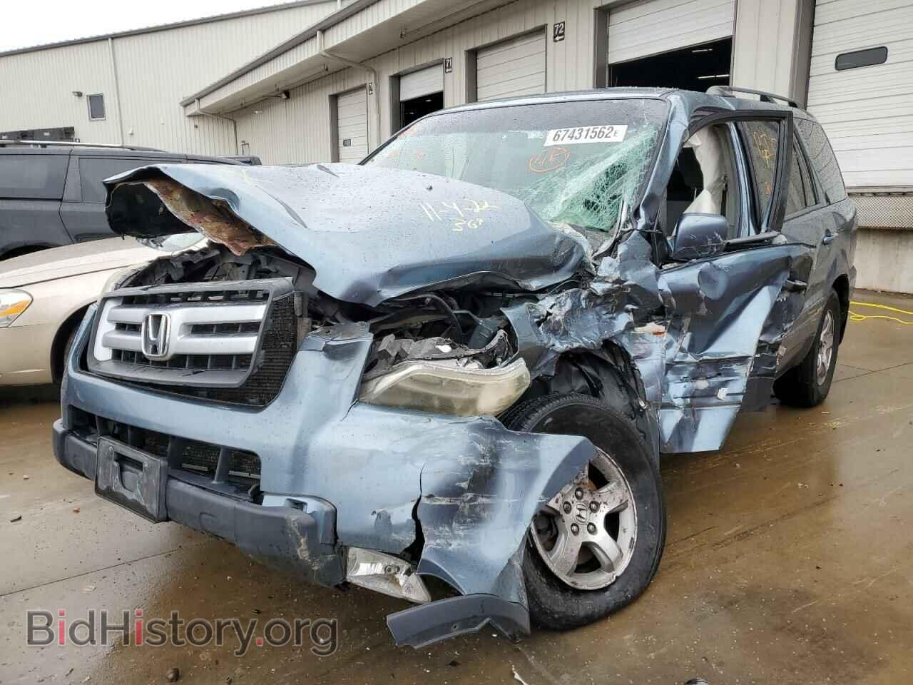 2006 HONDA PILOT - VIN: 2HKYF18456H564544 - Фото 2
