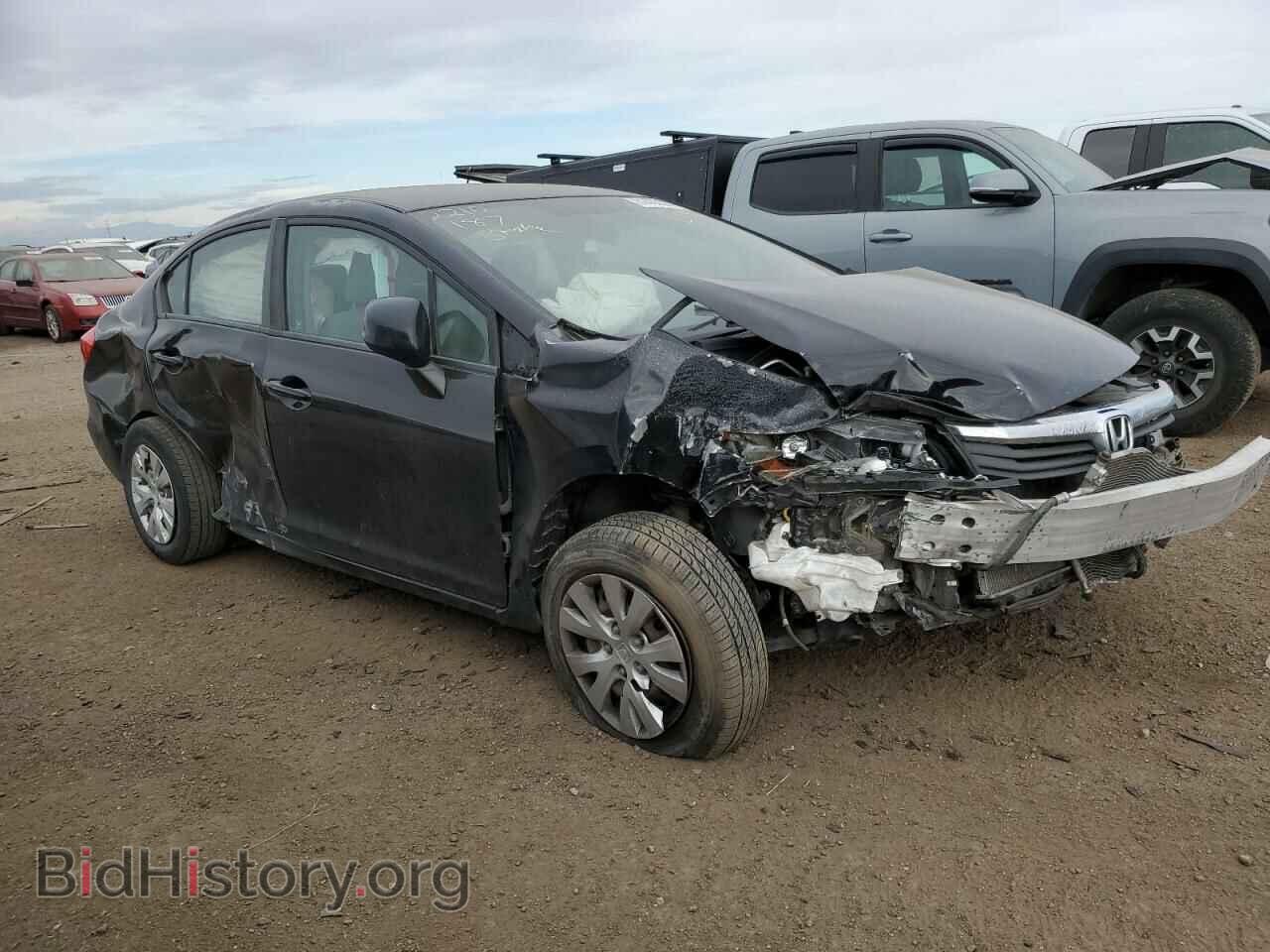 2012 HONDA CIVIC - VIN: 2HGFB2F55CH595156 - Фото 4