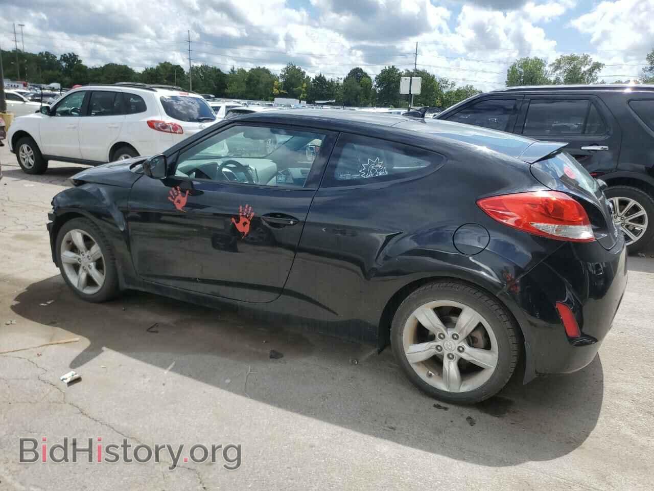 2014 HYUNDAI VELOSTER - VIN: KMHTC6AD0EU206620 - Фото 2