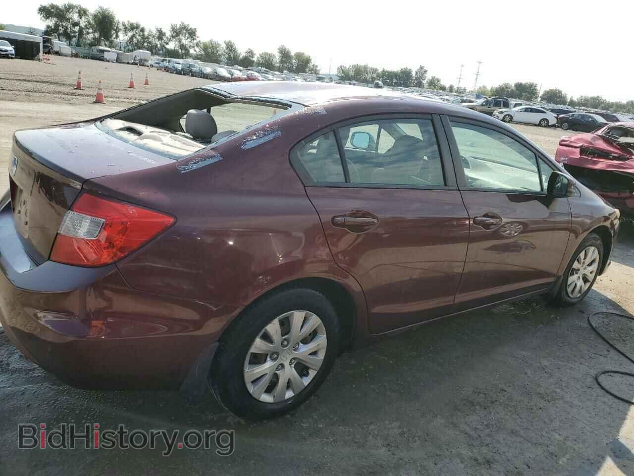 2012 HONDA CIVIC - VIN: 19XFB2F56CE025063 - Фото 3