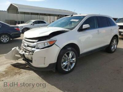 2014 Ford EDGE Edge Limit, white — VIN 2FMDK3KC4EBB66298, Copart