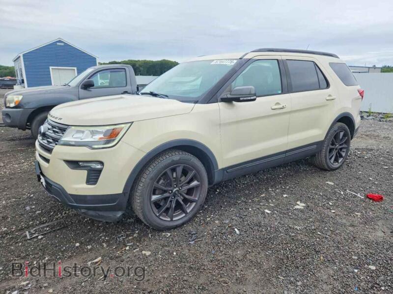 2018 Ford EXPLORER XLT (VIN 1FM5K8D88JGB24813) — фото 1 из 13, Copart, повреждение: бок