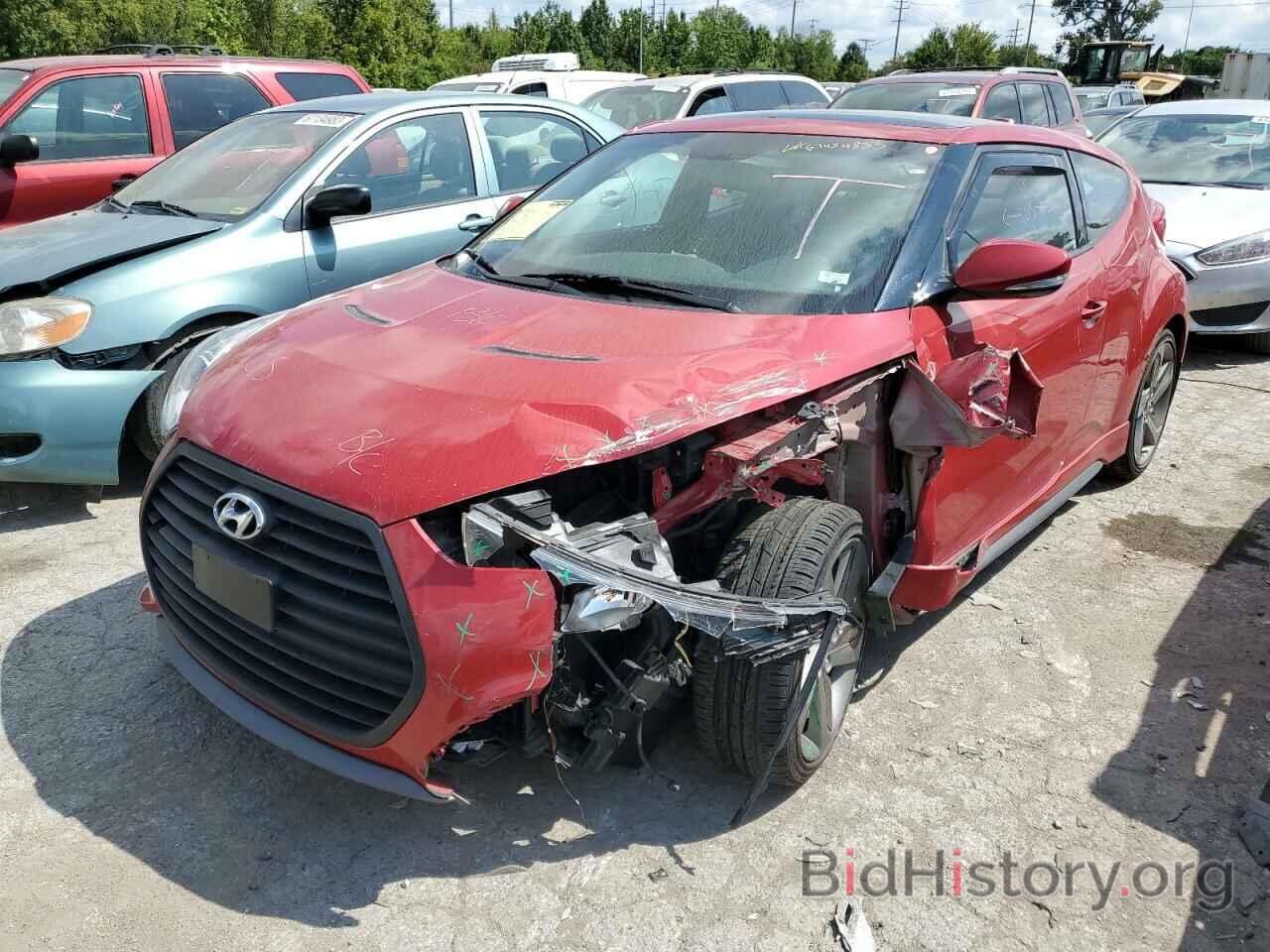 Photo KMHTC6AE9EU211341 - HYUNDAI VELOSTER 2014