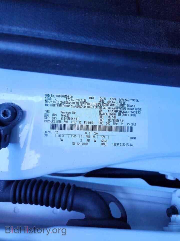 2012 FORD FOCUS - VIN: 1FAHP3H2XCL140233 - Фото 12