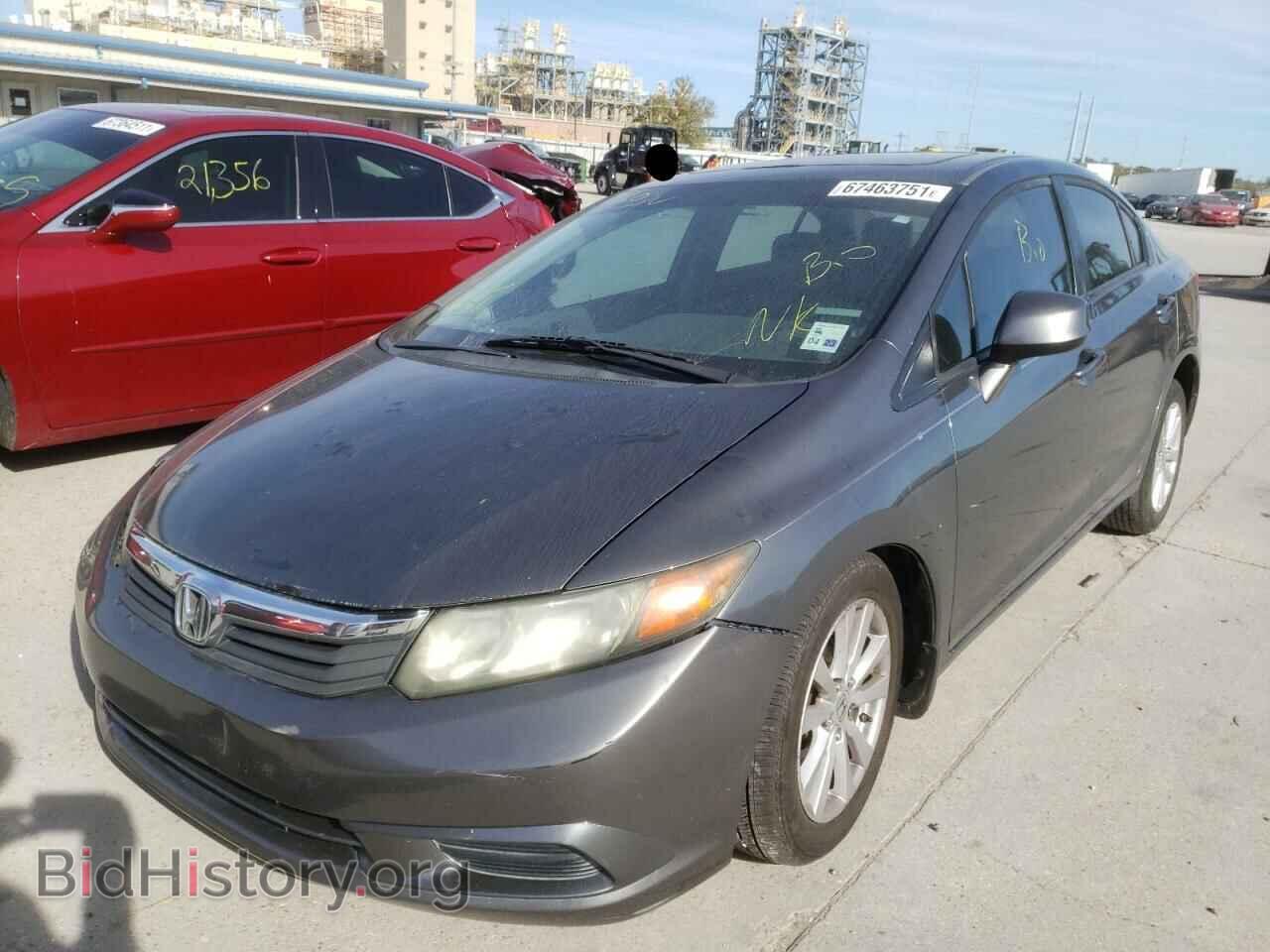 2012 HONDA CIVIC - VIN: 2HGFB2F86CH501960 - Фото 2
