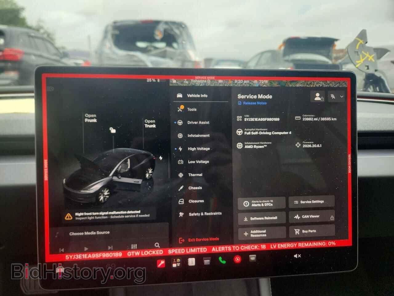 2025 TESLA MODEL 3 - VIN: 5YJ3E1EA9SF980189 - Фото 9