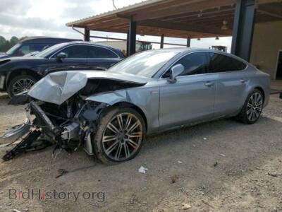 2012 Audi A7 A7 Prestig, silver — VIN WAU3GAFC9CN172306, Copart