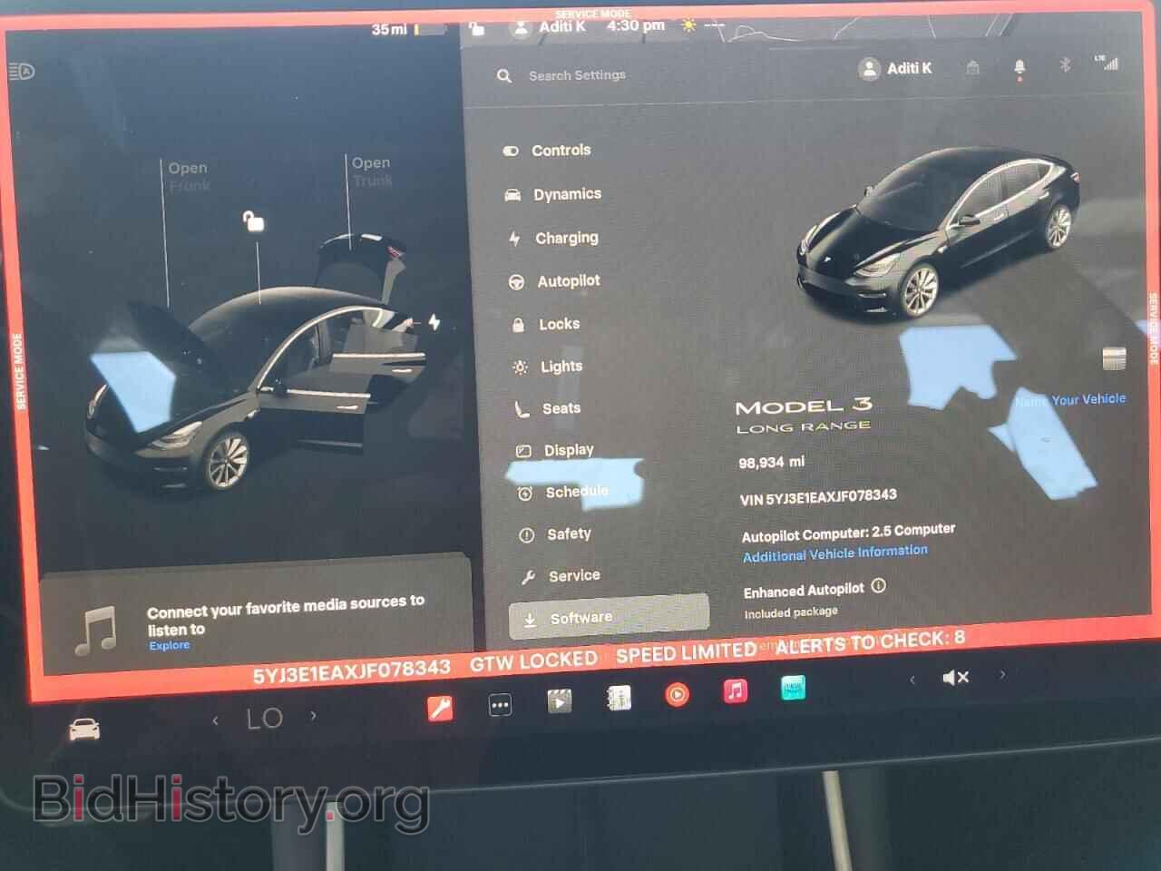 2018 TESLA MODEL 3 - VIN: 5YJ3E1EAXJF078343 - Фото 9