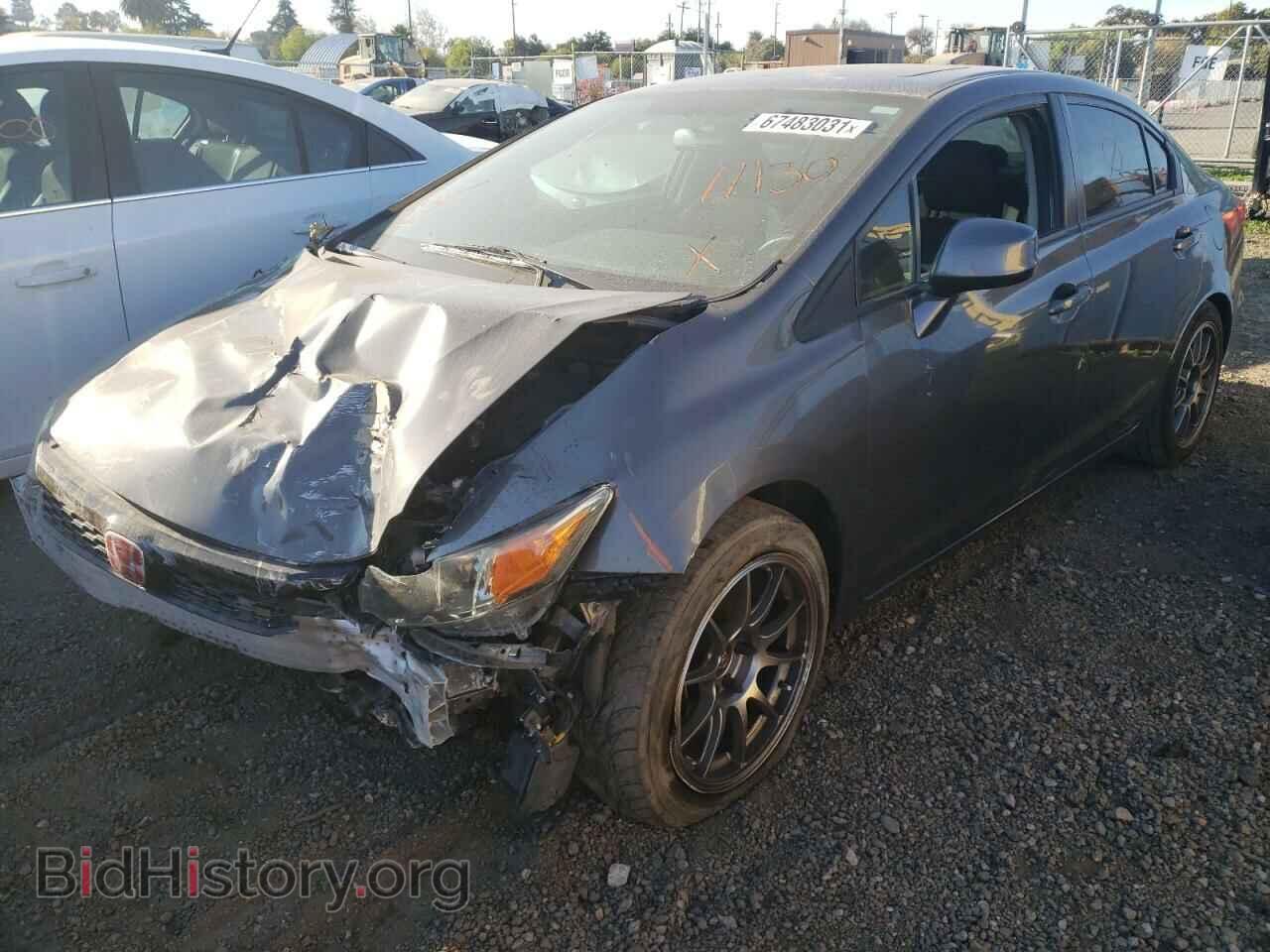 2012 HONDA CIVIC - VIN: 2HGFB6E54CH706613 - Фото 2