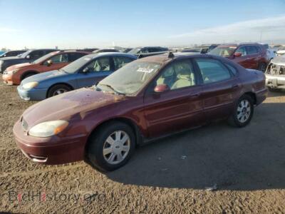 2007 Ford TAURUS, red — VIN 1FAFP56U97A175953, Copart