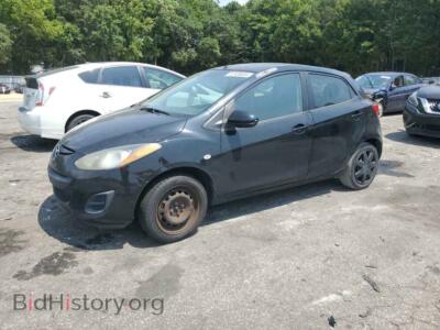 2013 Mazda 2, черный — VIN JM1DE1KY0D0169825, Copart