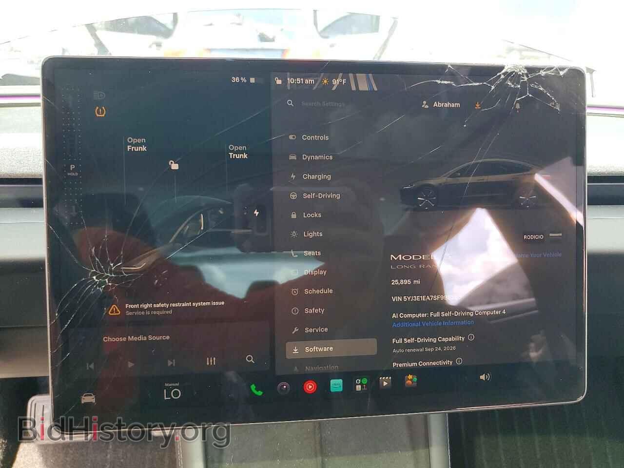 2025 TESLA MODEL 3 - VIN: 5YJ3E1EA7SF998285 - Photo 9