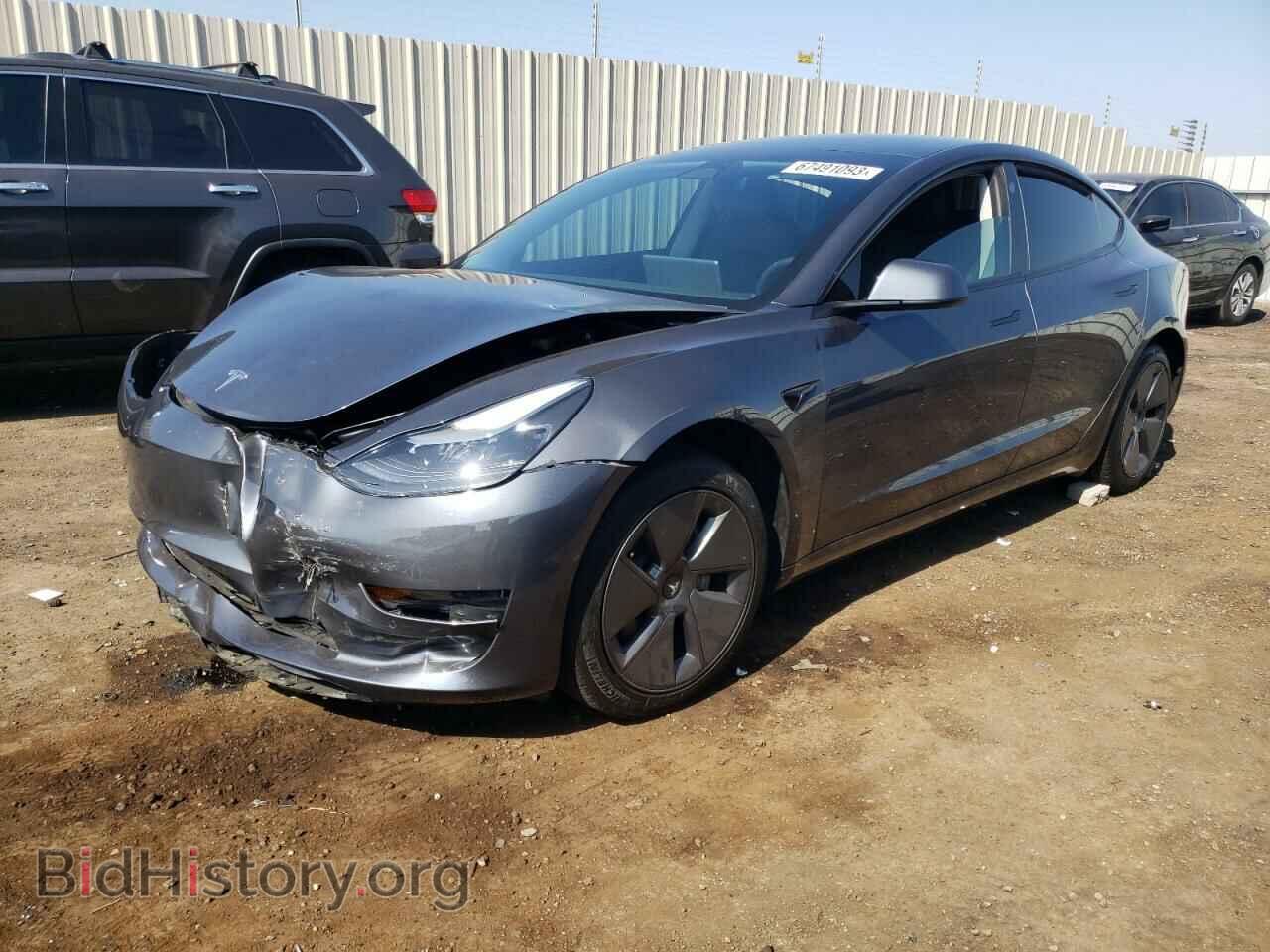 Photo 5YJ3E1EB5NF257095 - TESLA MODEL 3 2022