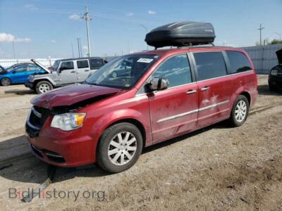 2011 Chrysler MINIVAN Town & COU, maroon — VIN 2A4RR8DG4BR655560, Copart