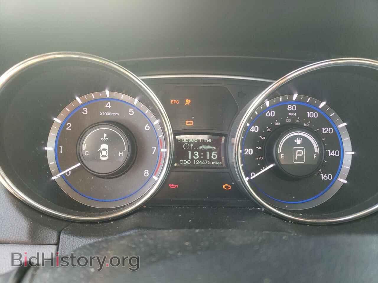 2012 HYUNDAI SONATA - VIN: 5NPEC4AC6CH324428 - Фото 9