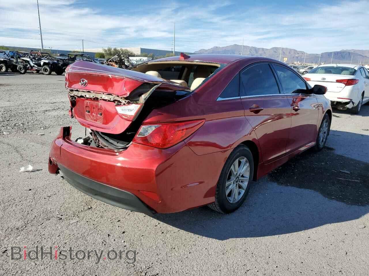 2014 HYUNDAI SONATA - VIN: 5NPEB4AC0EH943774 - Фото 4
