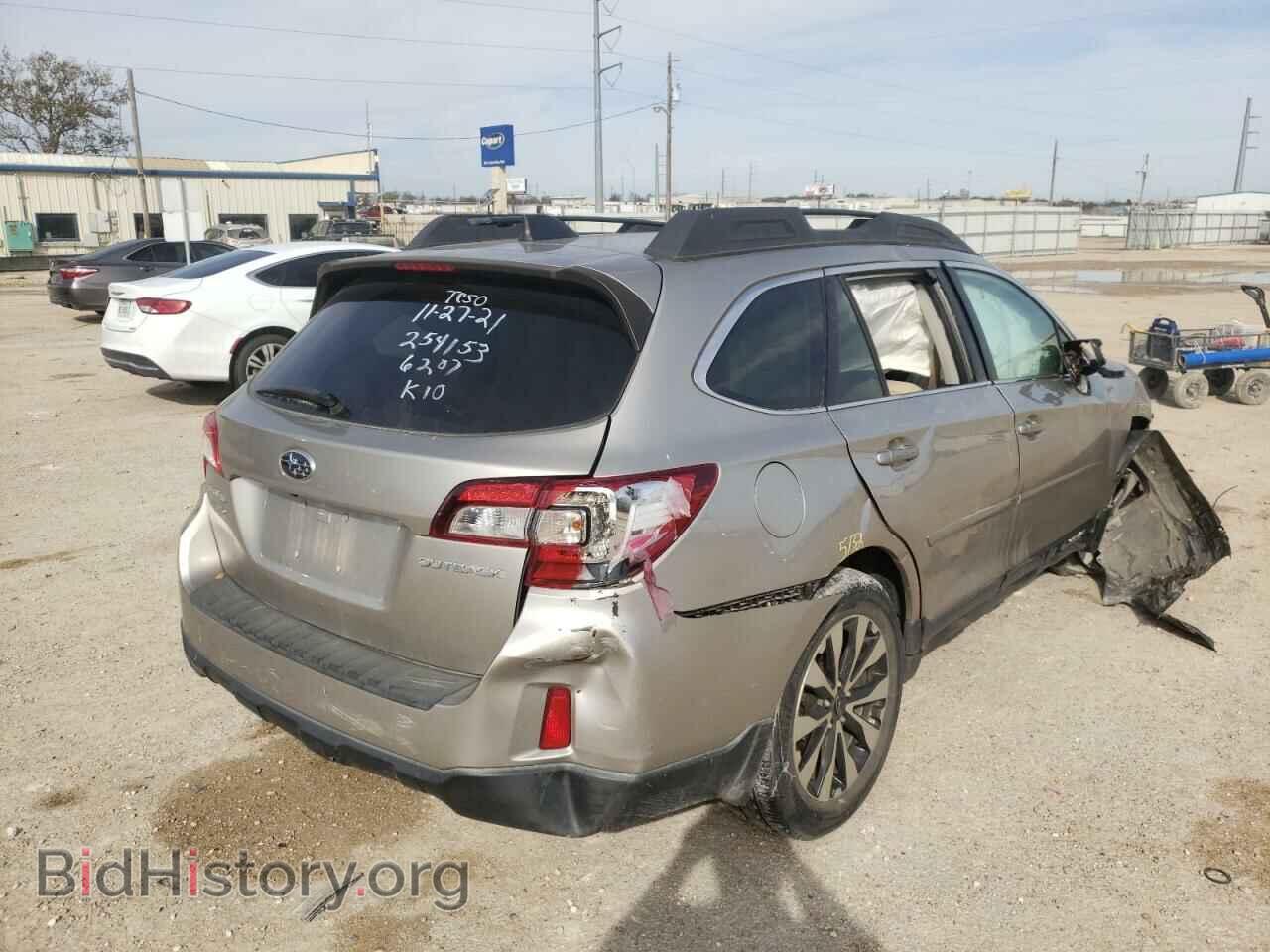 2016 SUBARU OUTBACK - VIN: 4S4BSBNC6G3347550 - Photo 4
