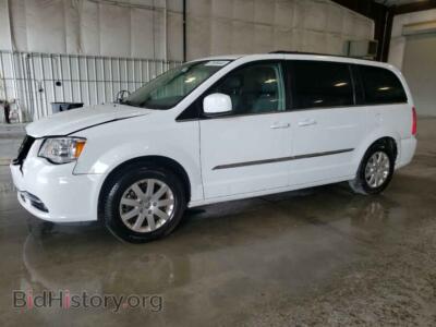 2016 Chrysler MINIVAN Touring, white — VIN 2C4RC1BGXGR186421, Copart