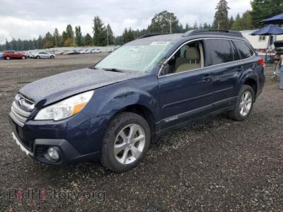 2014 Subaru OUTBACK 2.5I Limited, синий — VIN 4S4BRBLC2E3207894, Copart