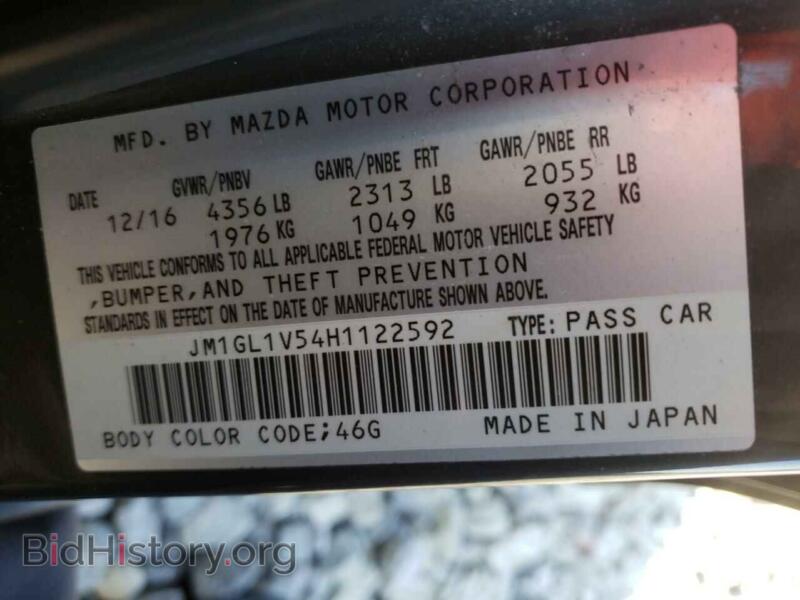 2017 Mazda 6 (VIN JM1GL1V54H1122592) — photo 10 of 10