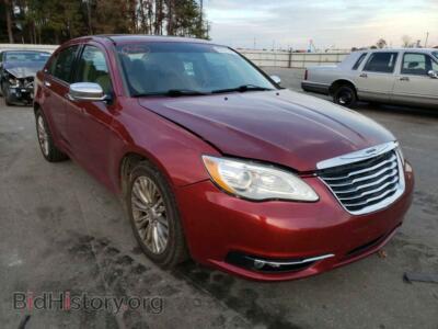 2013 Chrysler 200 200 Limite, burgundy — VIN 1C3CCBCG6DN546470, Copart
