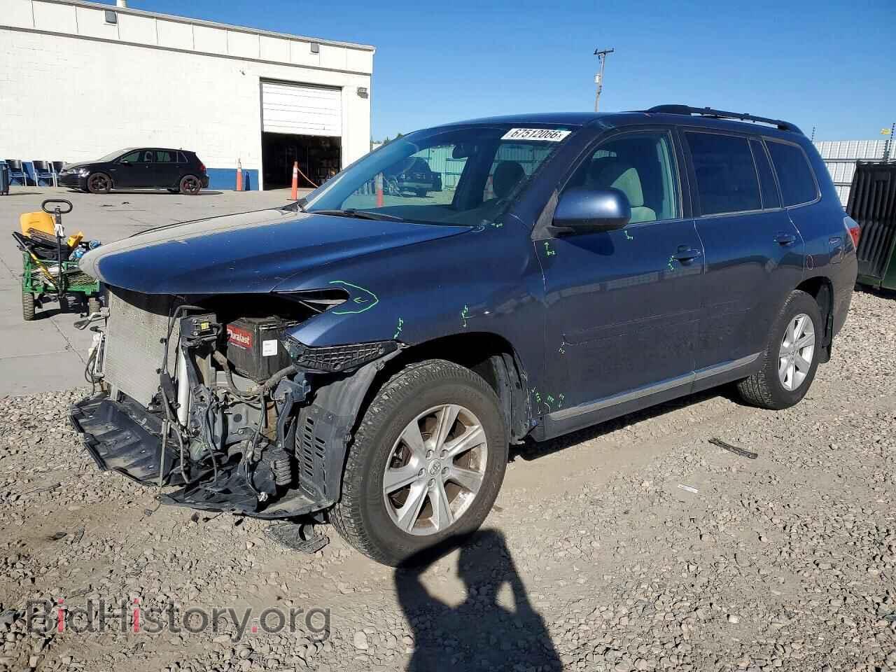 Photo 5TDBK3EH3CS159521 - TOYOTA HIGHLANDER 2012