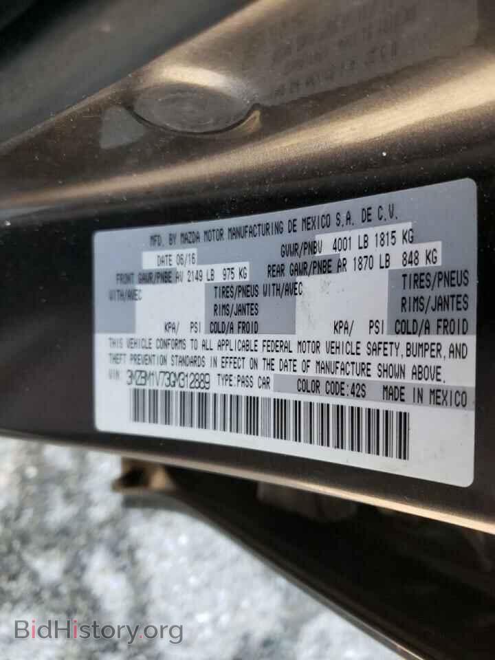 2016 MAZDA 3 - VIN: 3MZBM1V73GM312889 - Фото 10
