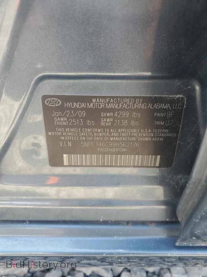 2009 HYUNDAI SONATA - VIN: 5NPET46C99H562176 - Фото 13