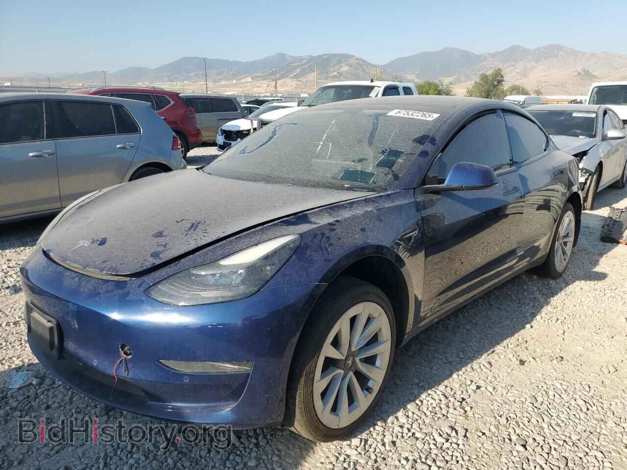 Photo 5YJ3E1EA1NF145482 - TESLA MODEL 3 2022