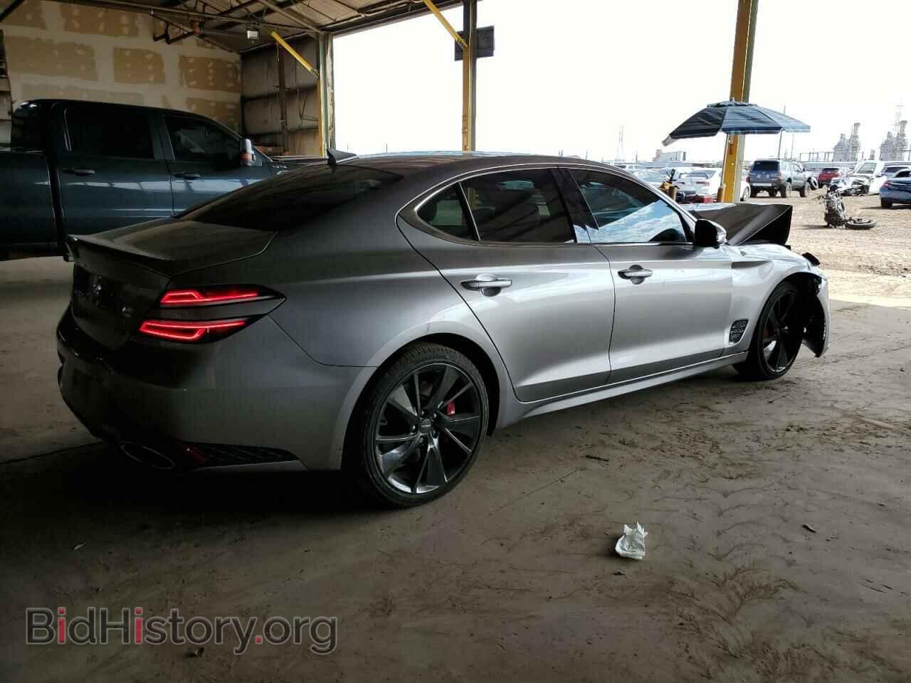 2022 GENESIS G70 BASE - VIN: KMTG54TEXNU097787 - Фото 3