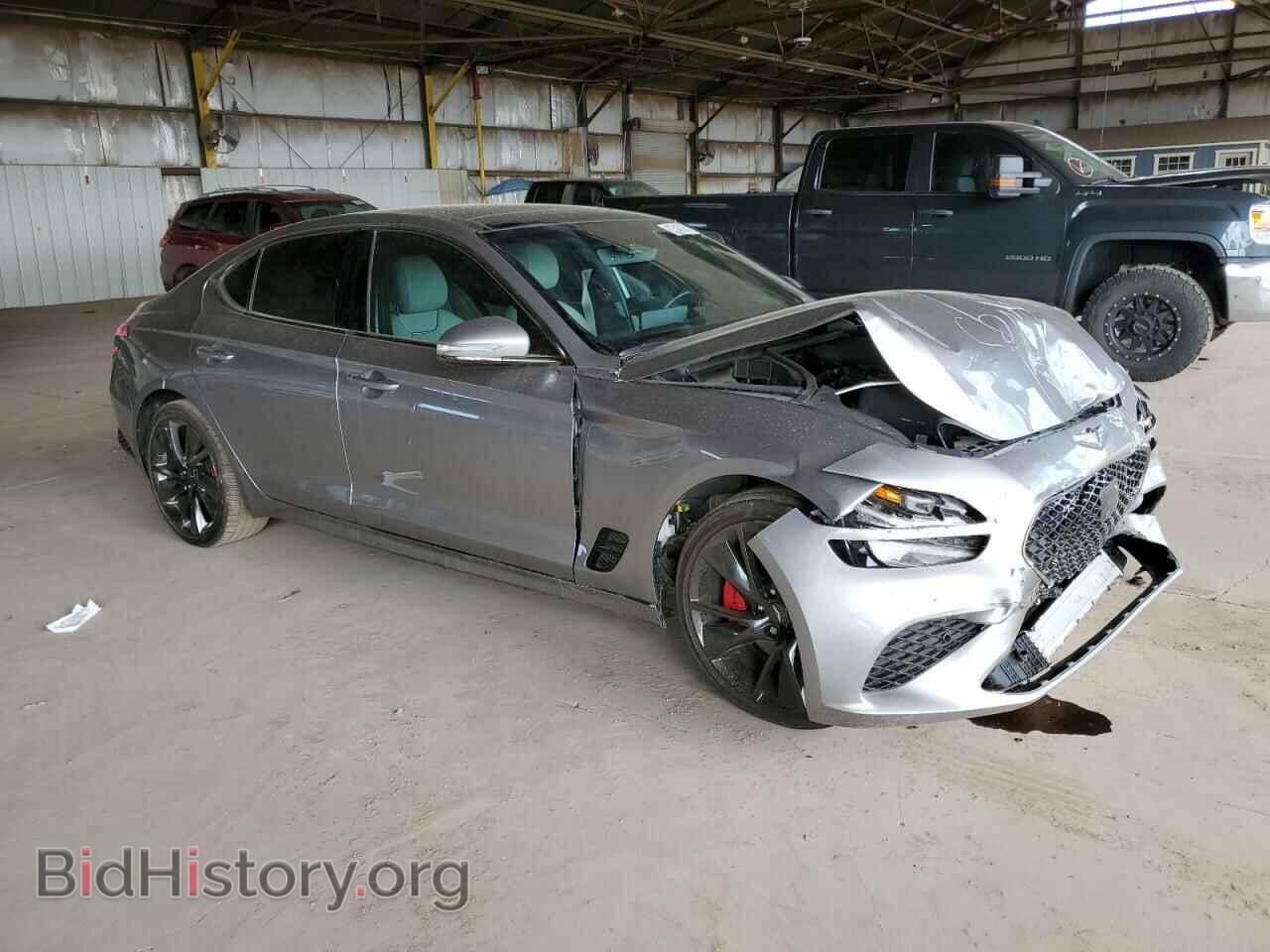 2022 GENESIS G70 BASE - VIN: KMTG54TEXNU097787 - Фото 4