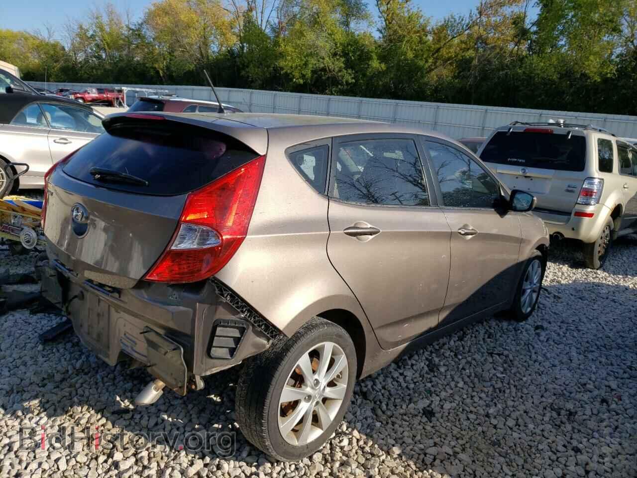 2012 HYUNDAI ACCENT - VIN: KMHCU5AE1CU037933 - Фото 3