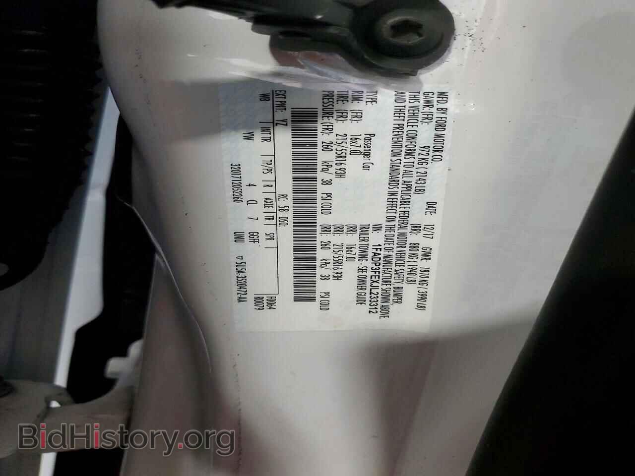 2018 FORD FOCUS - VIN: 1FADP3FEXJL233312 - Фото 12