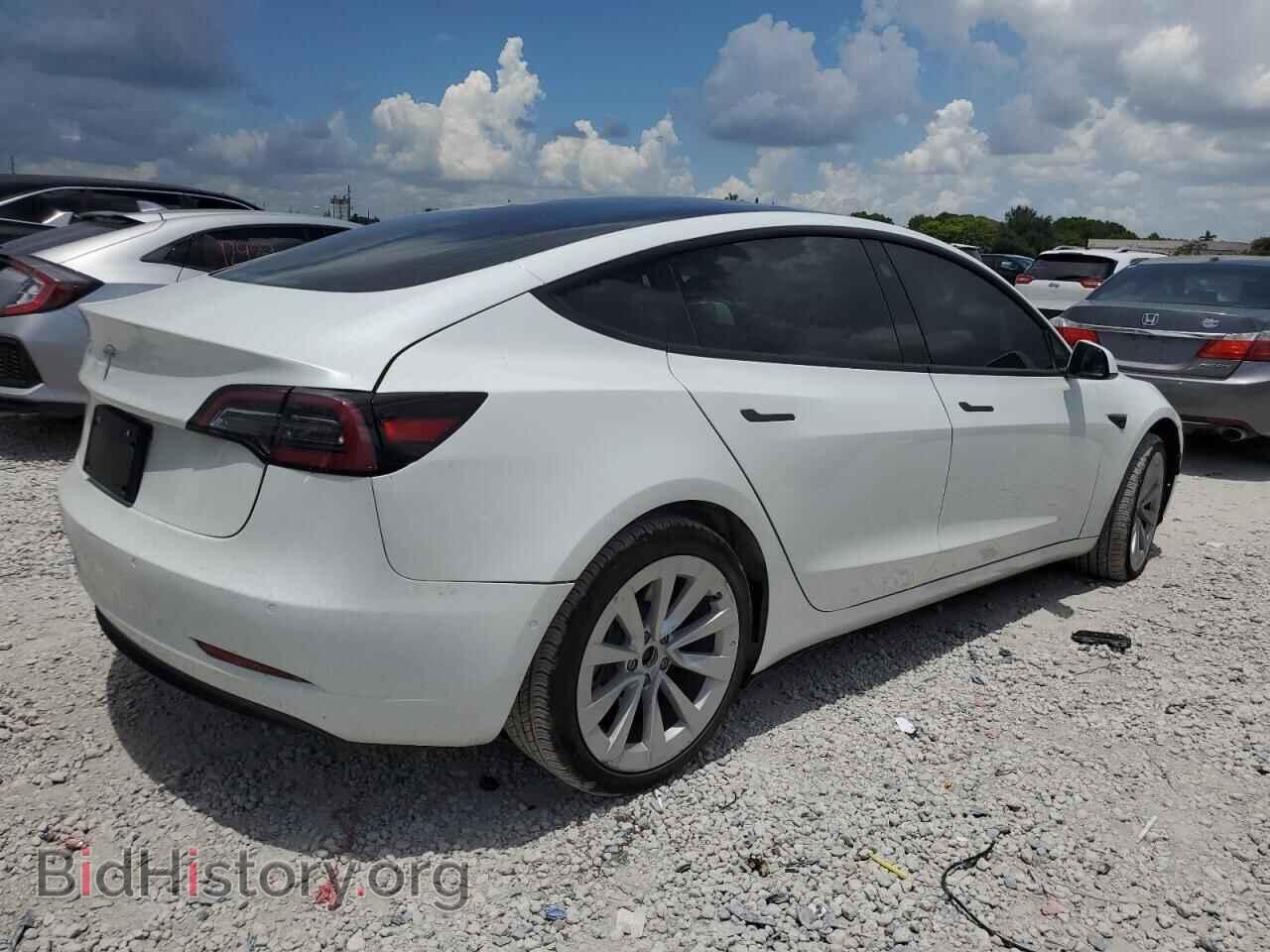 2022 TESLA MODEL 3 - VIN: 5YJ3E1EA9NF299504 - Фото 3