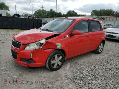 2009 Chevrolet AVEO LS, красный — VIN KL1TD66E39B301040, Copart
