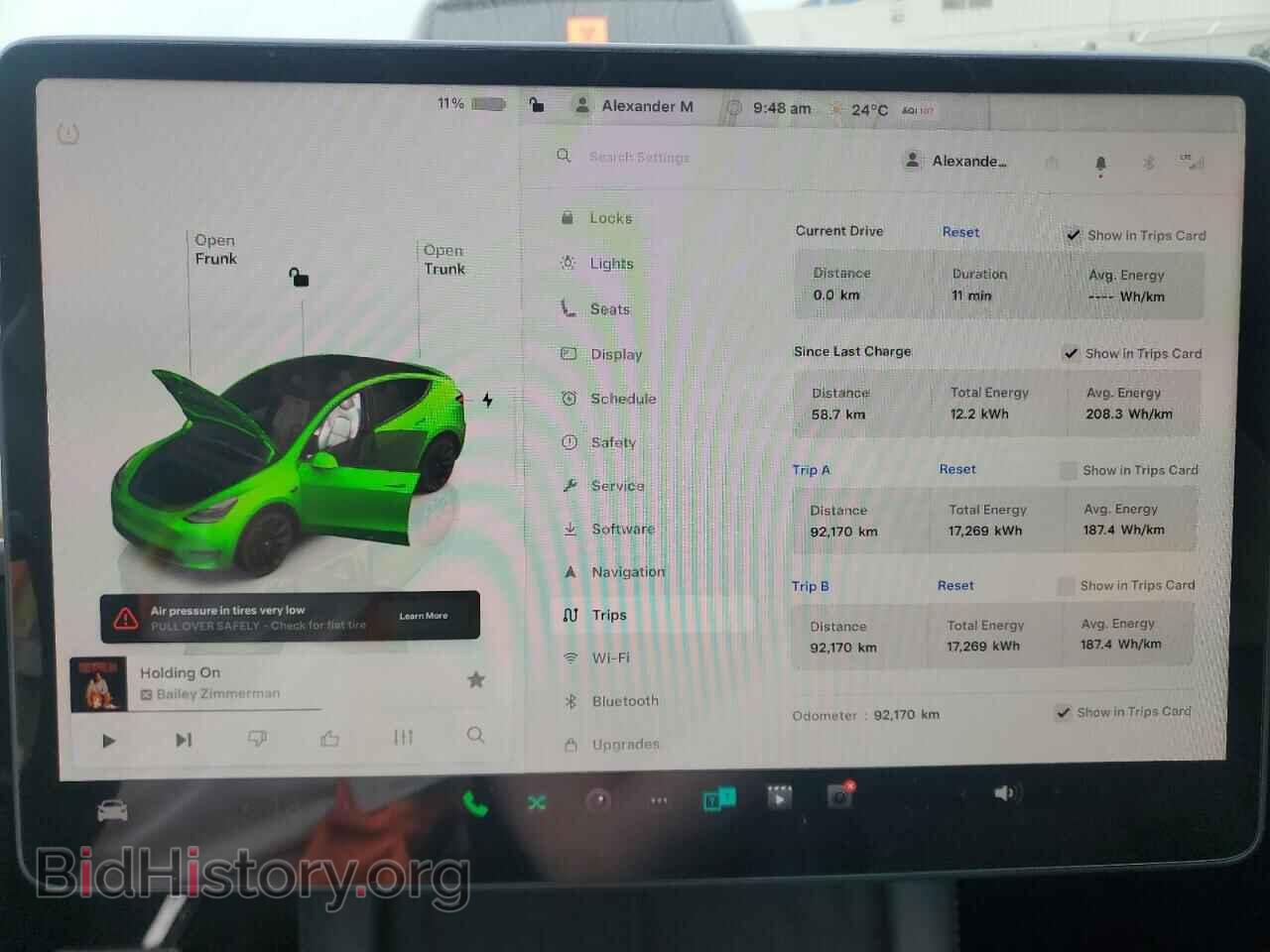 2022 TESLA MODEL Y - VIN: 7SAYGDEE9NF514144 - Фото 9