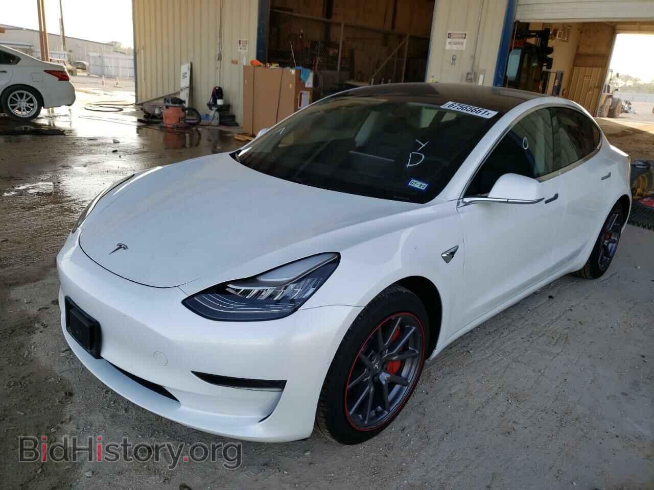2020 TESLA MODEL 3 - VIN: 5YJ3E1EAXLF737489 - Фото 2