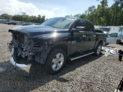 2015 RAM 1500 SLT, black — VIN 1C6RR6LT2FS592107, Copart