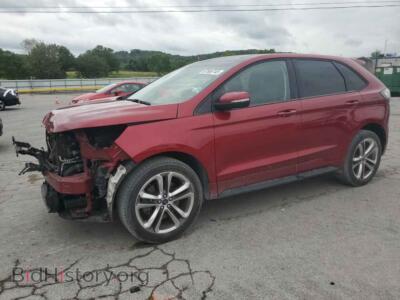 2016 Ford EDGE Sport, red — VIN 2FMPK4AP2GBB70604, Copart
