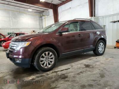 2010 Ford EDGE Limited, burgundy — VIN 2FMDK4KC3ABB53686, Copart