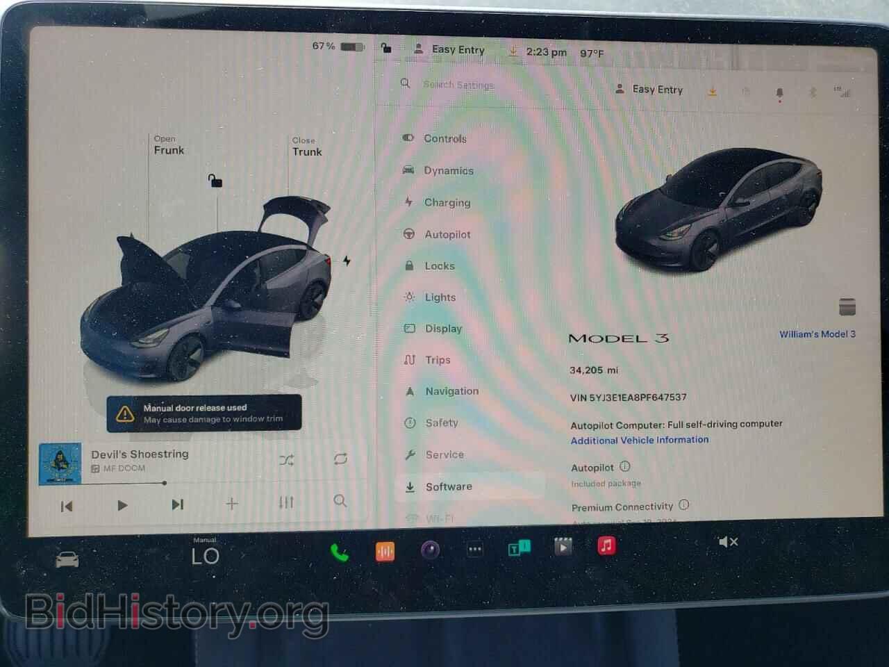 2023 TESLA MODEL 3 - VIN: 5YJ3E1EA8PF647537 - Photo 9