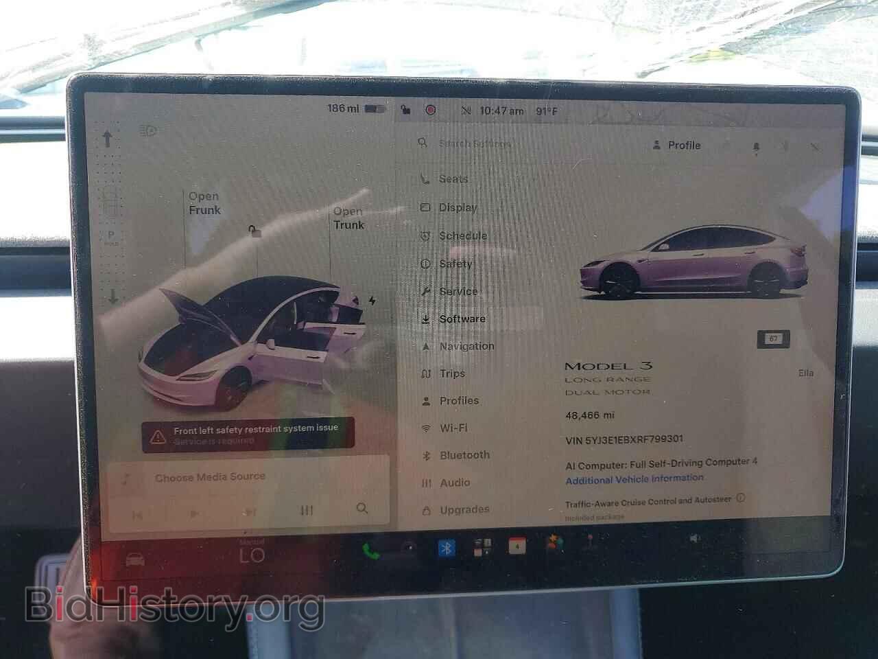 2024 TESLA MODEL 3 - VIN: 5YJ3E1EBXRF799301 - Фото 9
