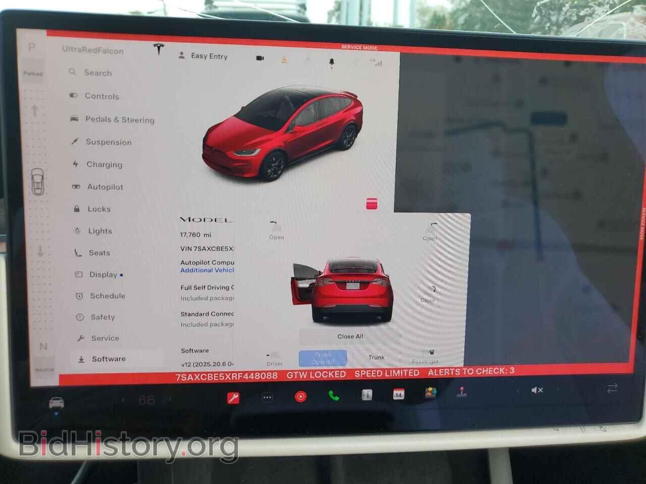 2024 TESLA MODEL X - VIN: 7SAXCBE5XRF448088 - Фото 9
