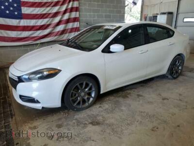 2013 Dodge DART SXT, белый — VIN 1C3CDFBA7DD219518, Copart