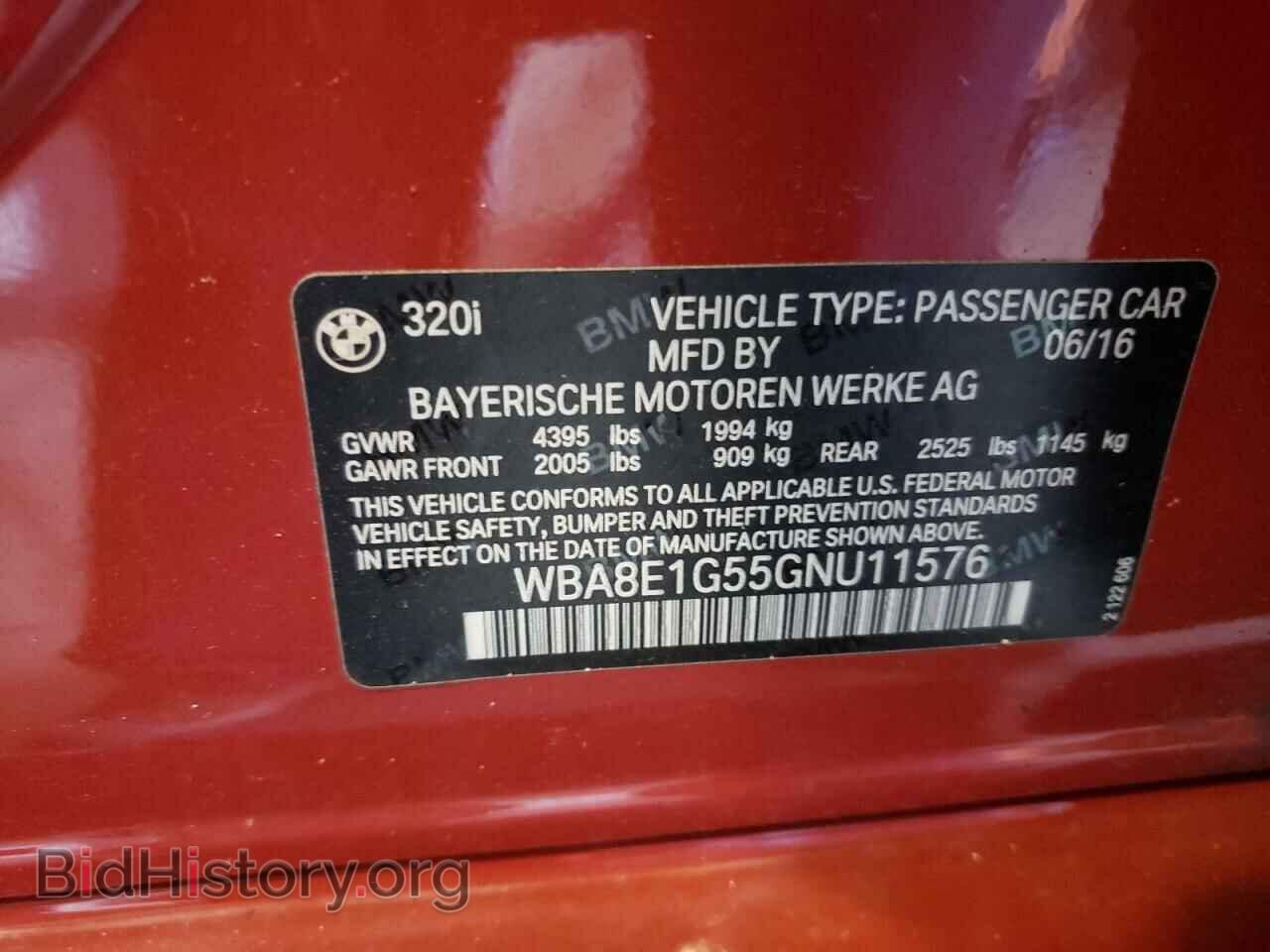 2016 BMW 3 SERIES - VIN: WBA8E1G55GNU11576 - Фото 12