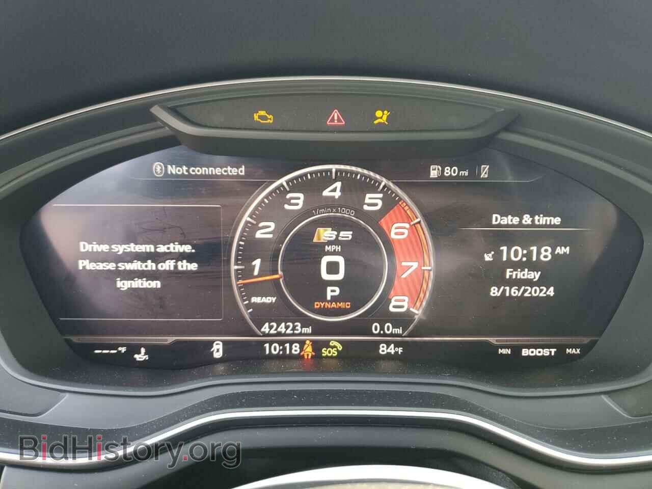 2019 AUDI S5/RS5 - VIN: WAUB4CF50KA098264 - Фото 9