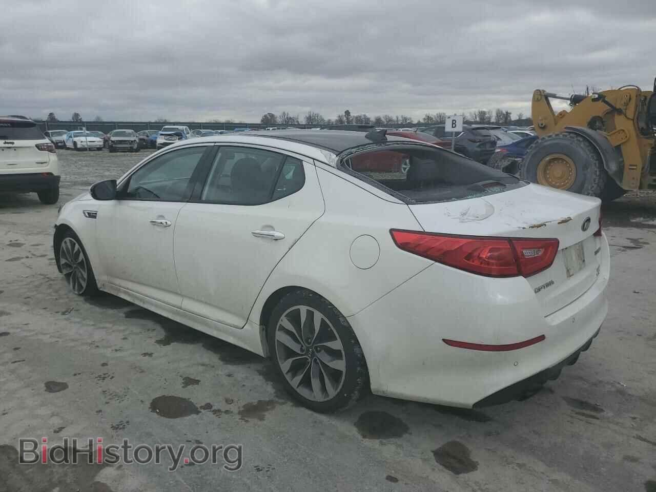 2015 KIA OPTIMA - VIN: 5XXGR4A67FG432784 - Фото 2